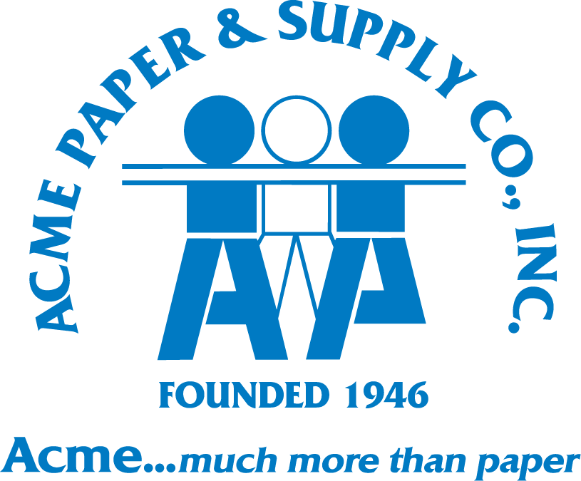 Acme Paper & Supply Co. logo.