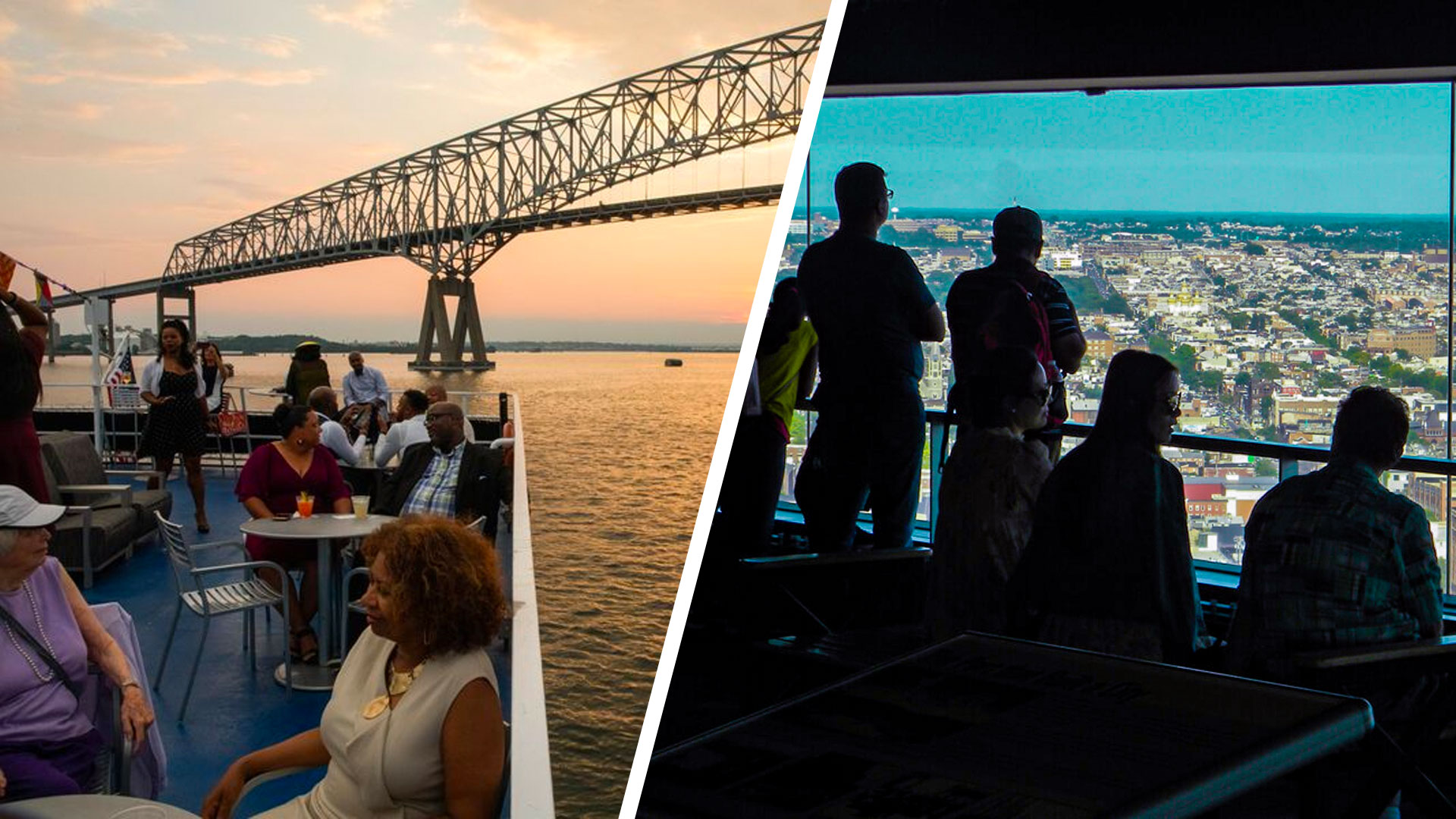 Baltimore Winter Restaurant Week Eat Like a Tourist Pairing - City Cruises and Top of the World
