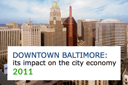Economic Impact Study 2011 Thumbnail Image featuring Baltimore skyline.