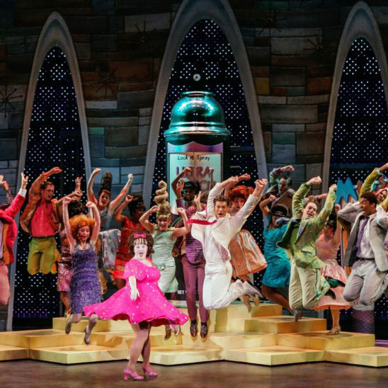 Hairspray Broadway performance at the Hippodrome Theatre.