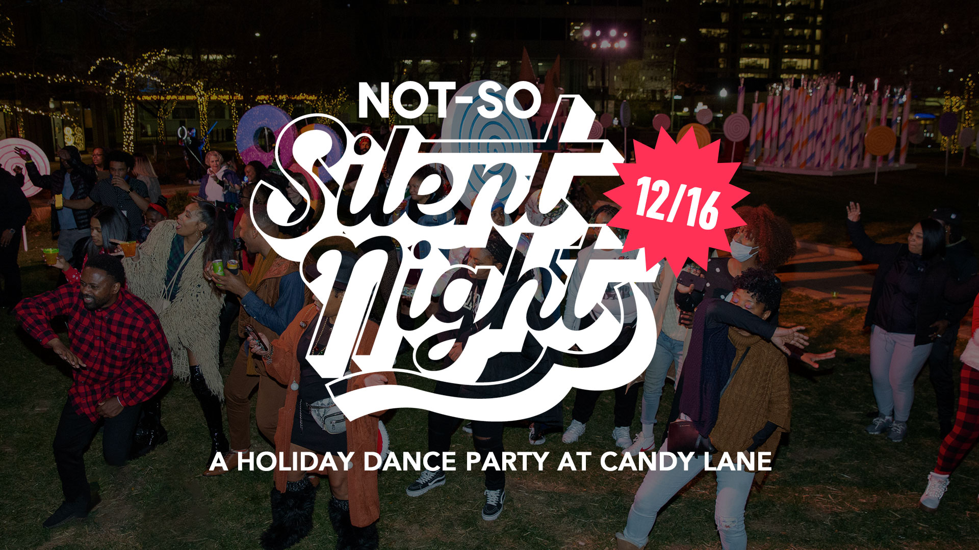 Not So Silent Night Event Graphic