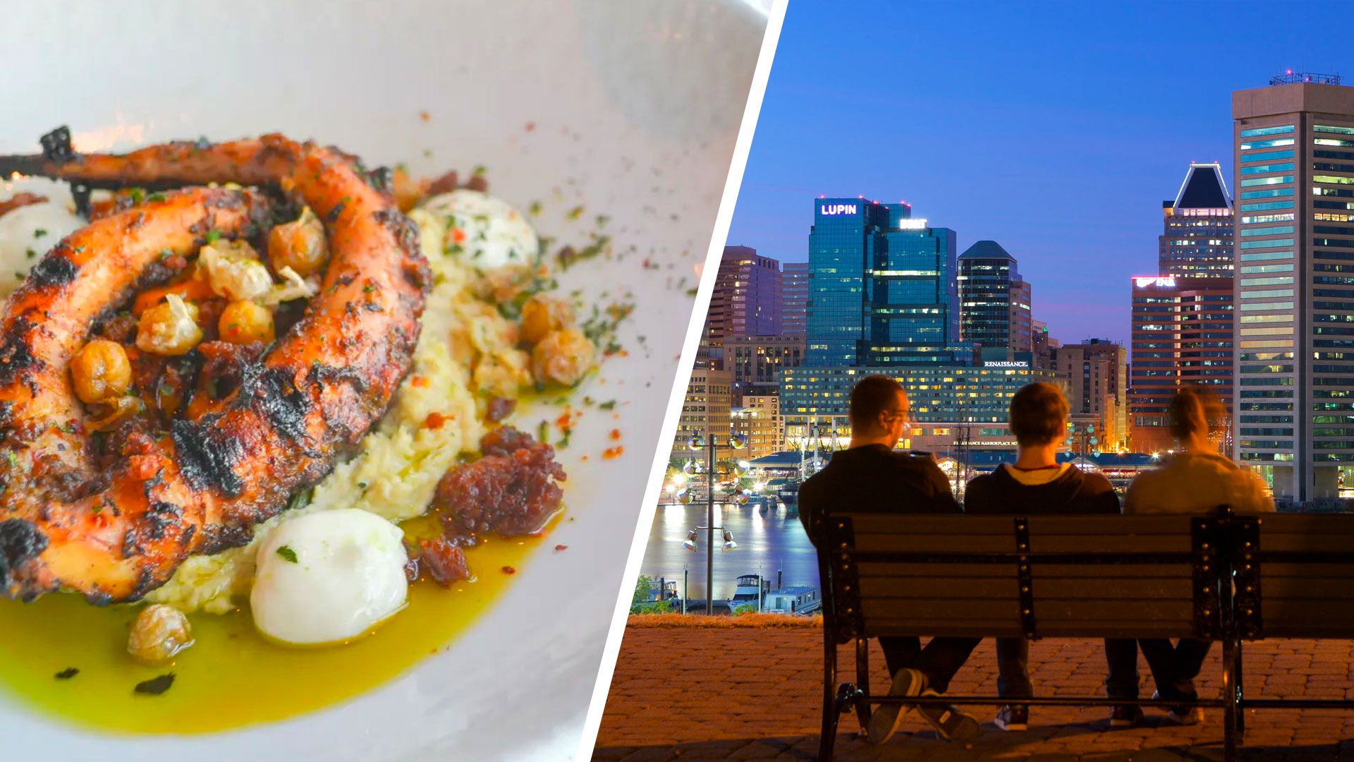 Baltimore Winter Restaurant Week Eat Like a Tourist Pairing - Rusty Scupper and Federal Hill Park